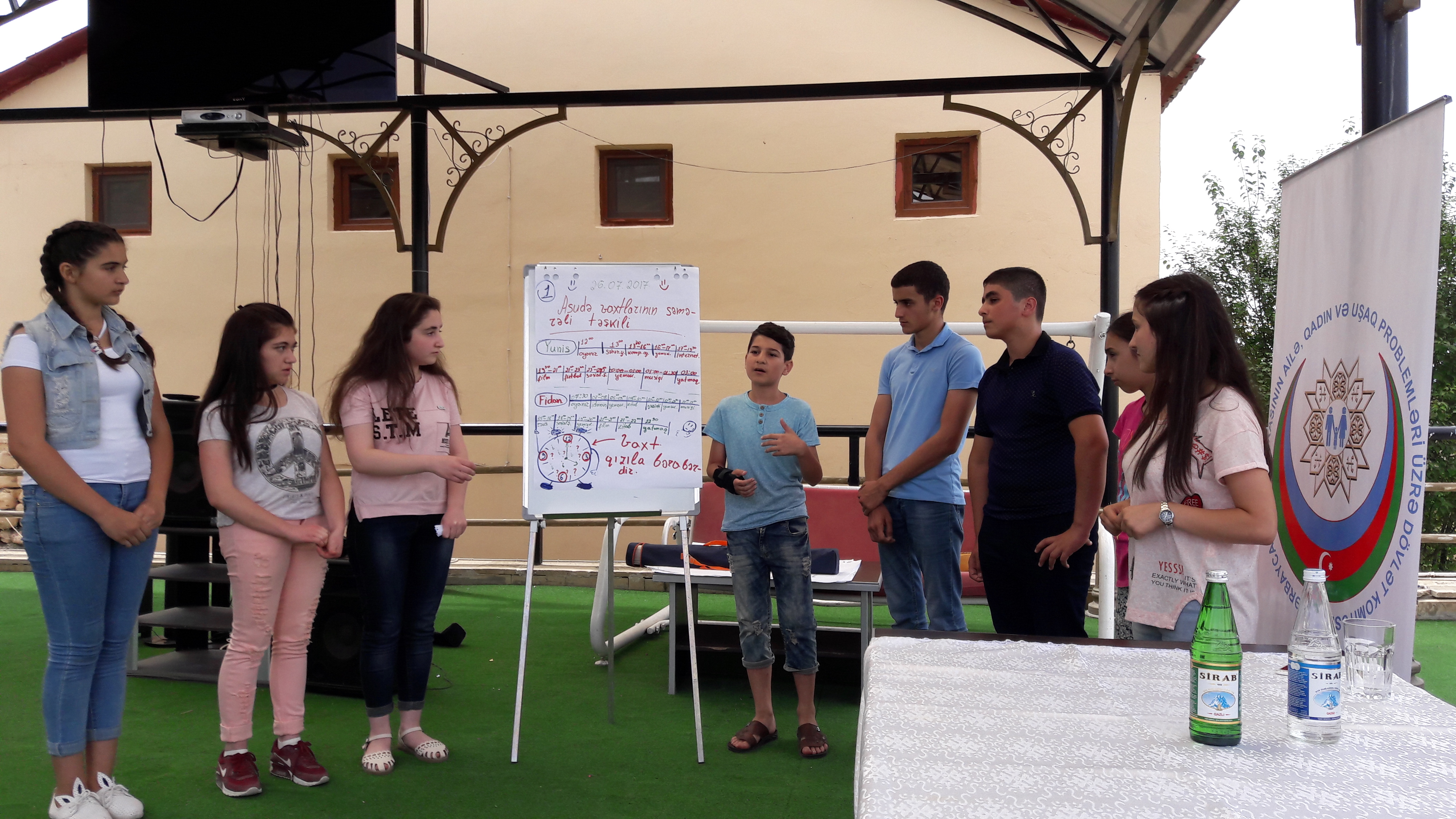 Şamaxıda Uşaqların IV Ümumrespublika Forumunun iştirakçıları üçün yay məktəbi təşkil edilib