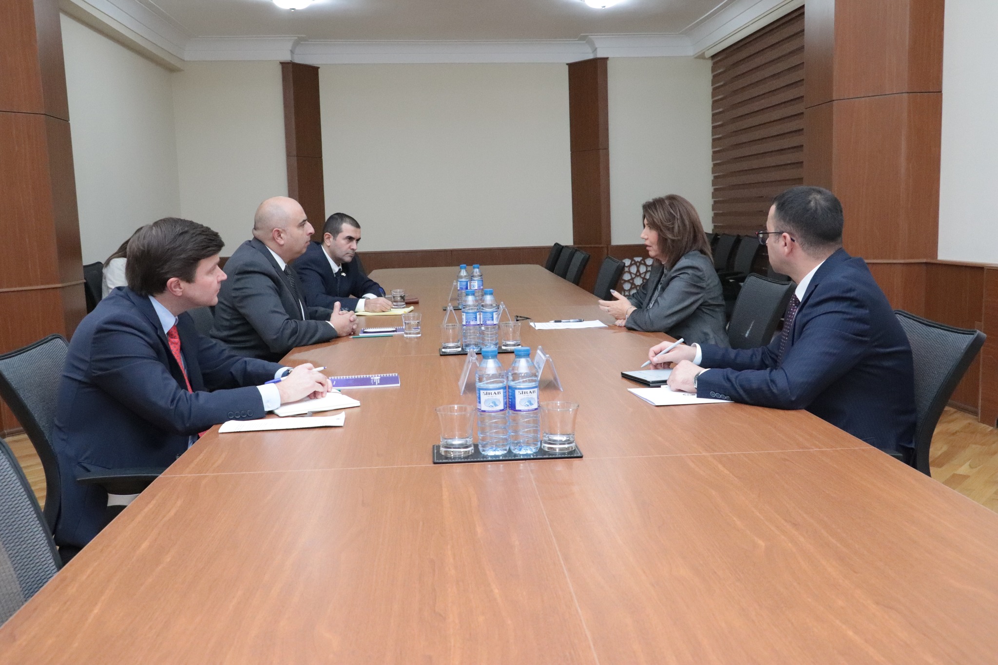 Председатель Государственного комитета встретилась с временно исполняющим обязанности  посла США в Азербайджане
