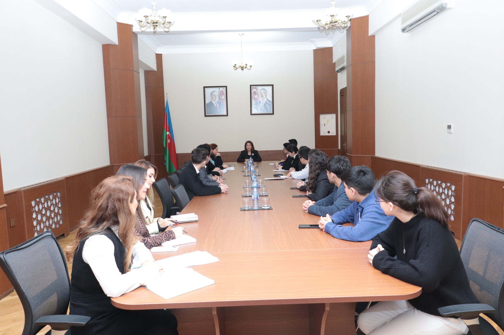 Bahar Muradova met with the newly elected members of the Children's Ambassadors Assembly